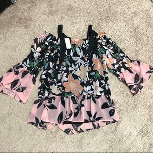 NWT Ann Taylor Loft Flowy Floral Blouse